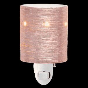 Scentsy Rose Gold Etched Core Mini Warmer - New in Box